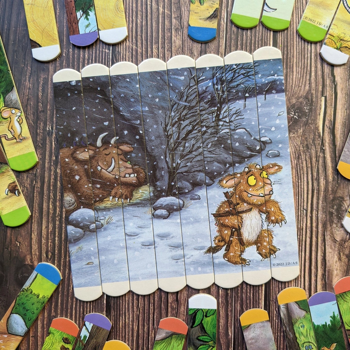 Gruffalo lolly-stick puzzle
