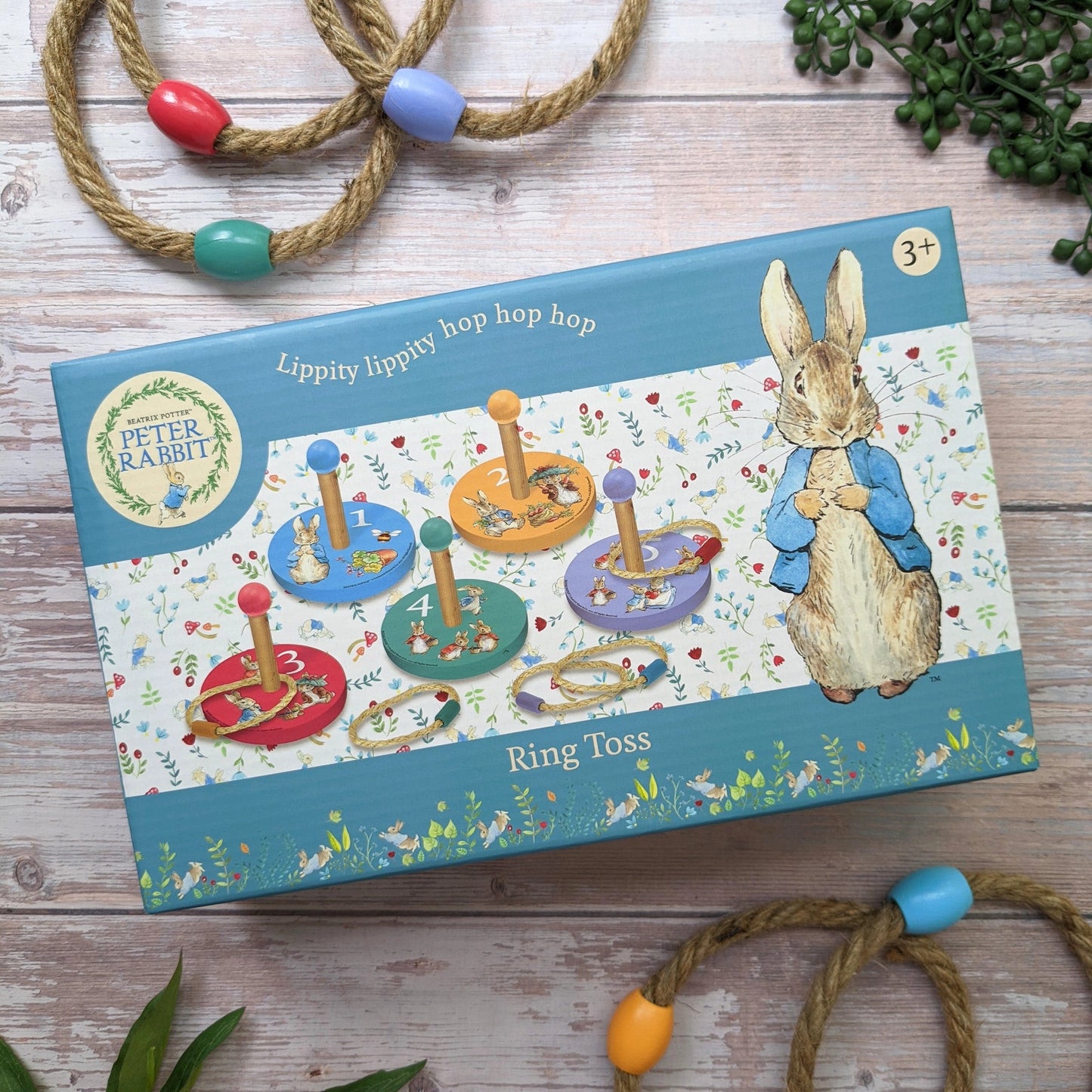 Peter rabbit ring toss set