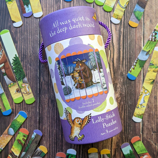 Gruffalo lolly-stick puzzle